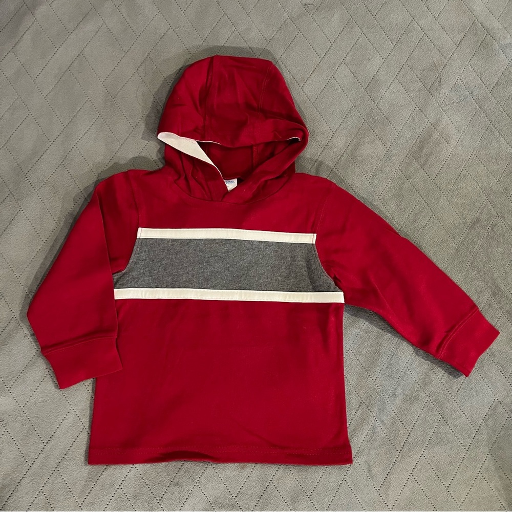 NWT Gymboree Striped Pullover Hoodie Sz 3T